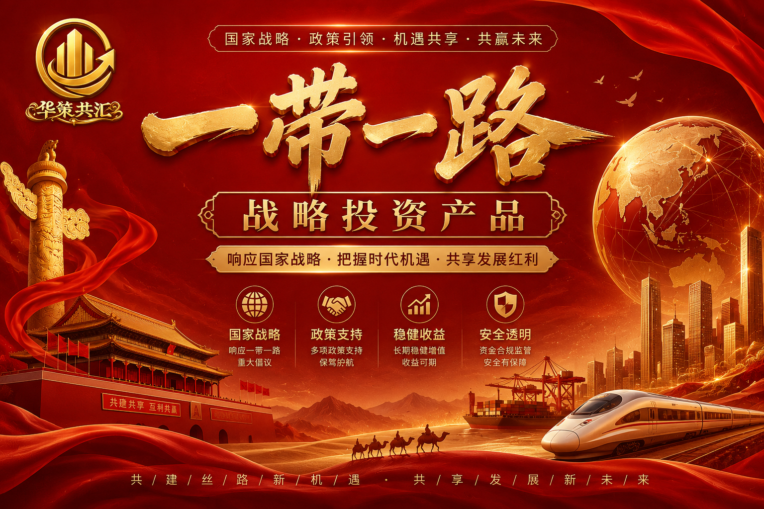 一带一路链中国-惠全球